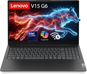 Lenovo V15 G6 Business Laptop (2026) – Intel N100, 8GB DDR5, 256GB SSD
