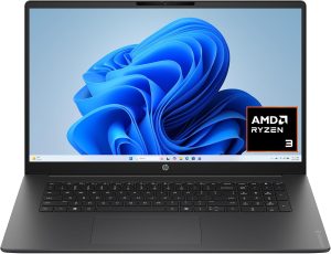 HP OmniBook 3 17.3" Laptop – AMD Ryzen 3 7320U, 8GB RAM, 512GB SSD